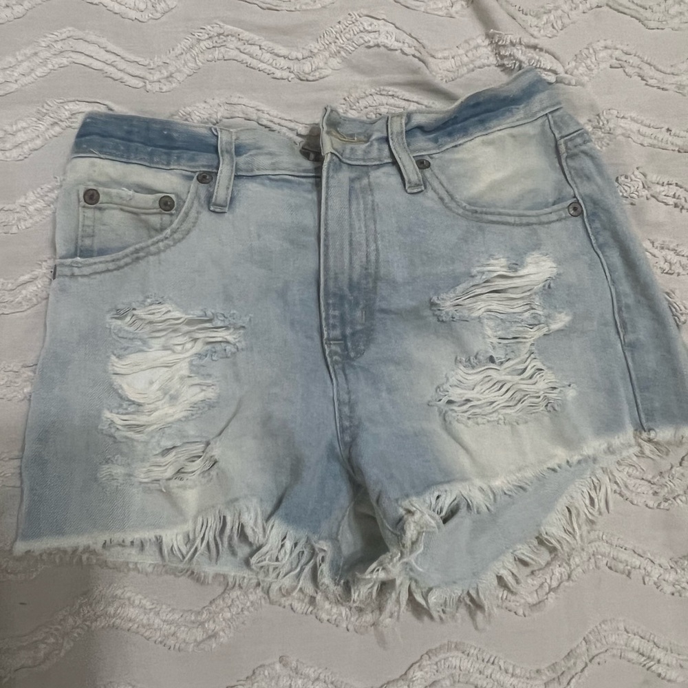 Aeropostale Light Wash Jean Shorts.